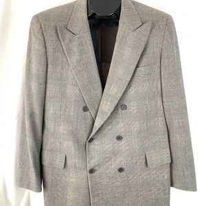 Mens Brooks Brothers 346 Plaid Double Breasted